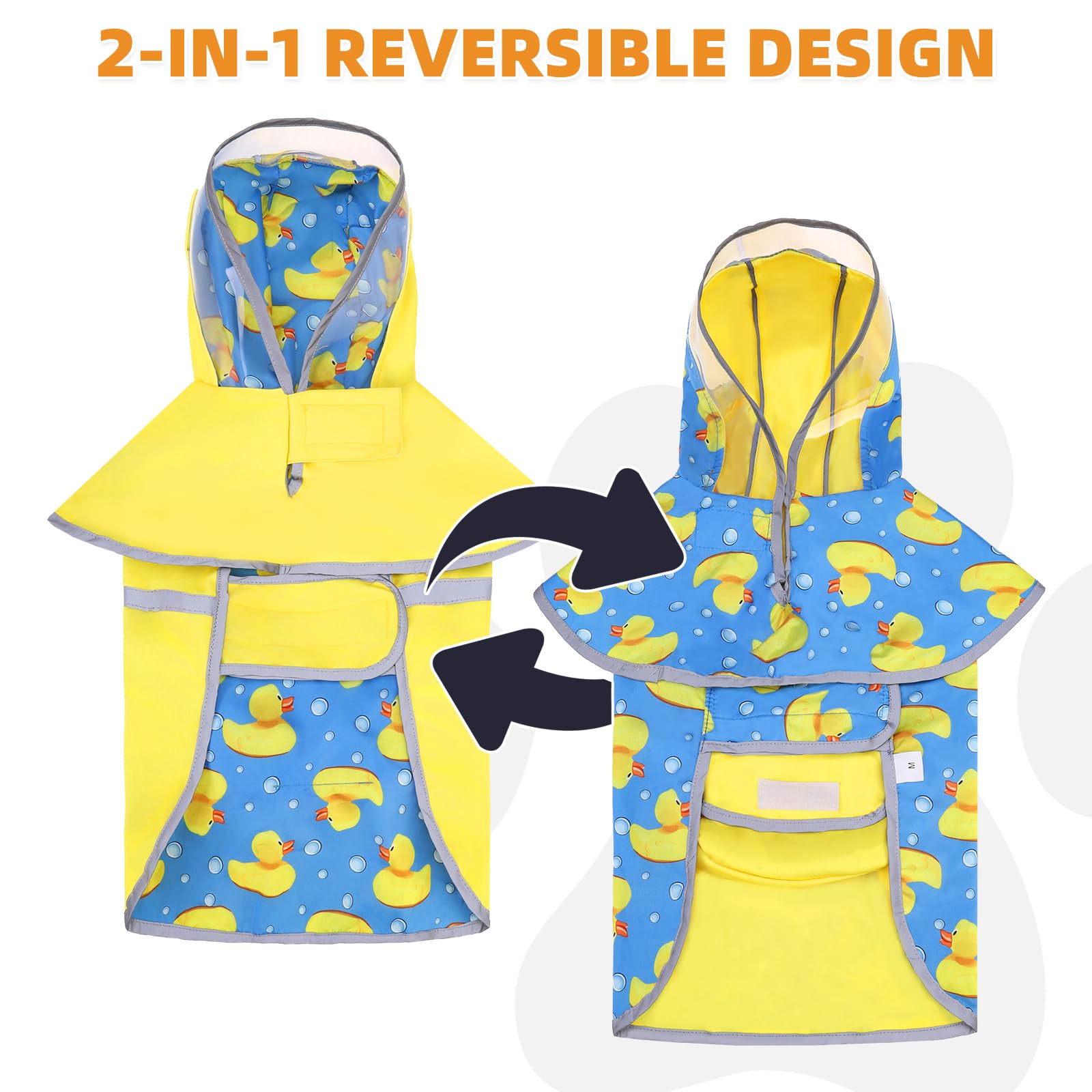 KOOLTAIL dog raincoat highlighting thickened waterproof fabric