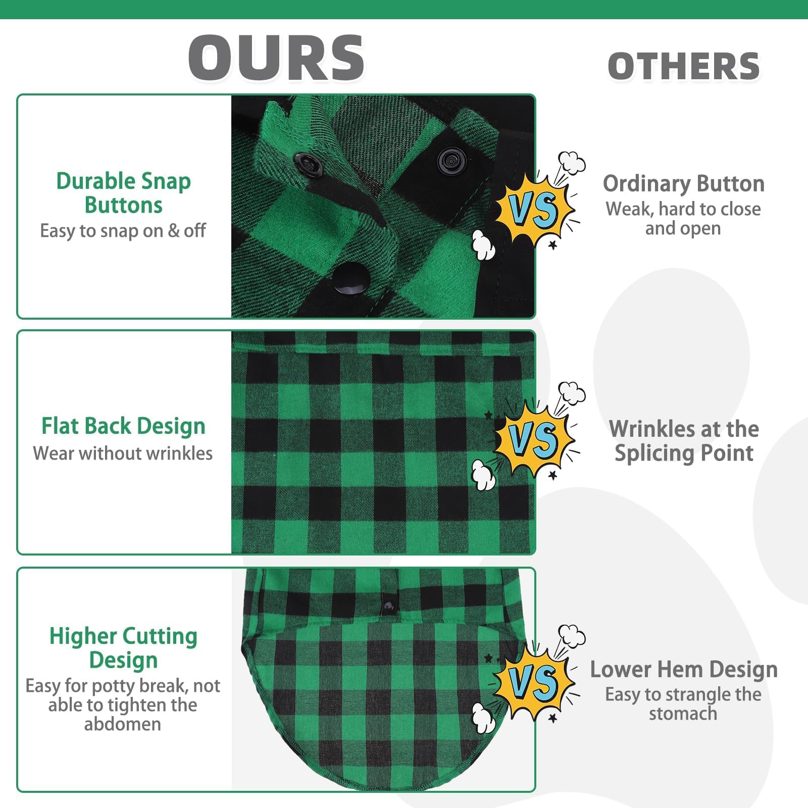 KOOLTAIL raised hem detail supports comfortable movement and quick bathroom breaks