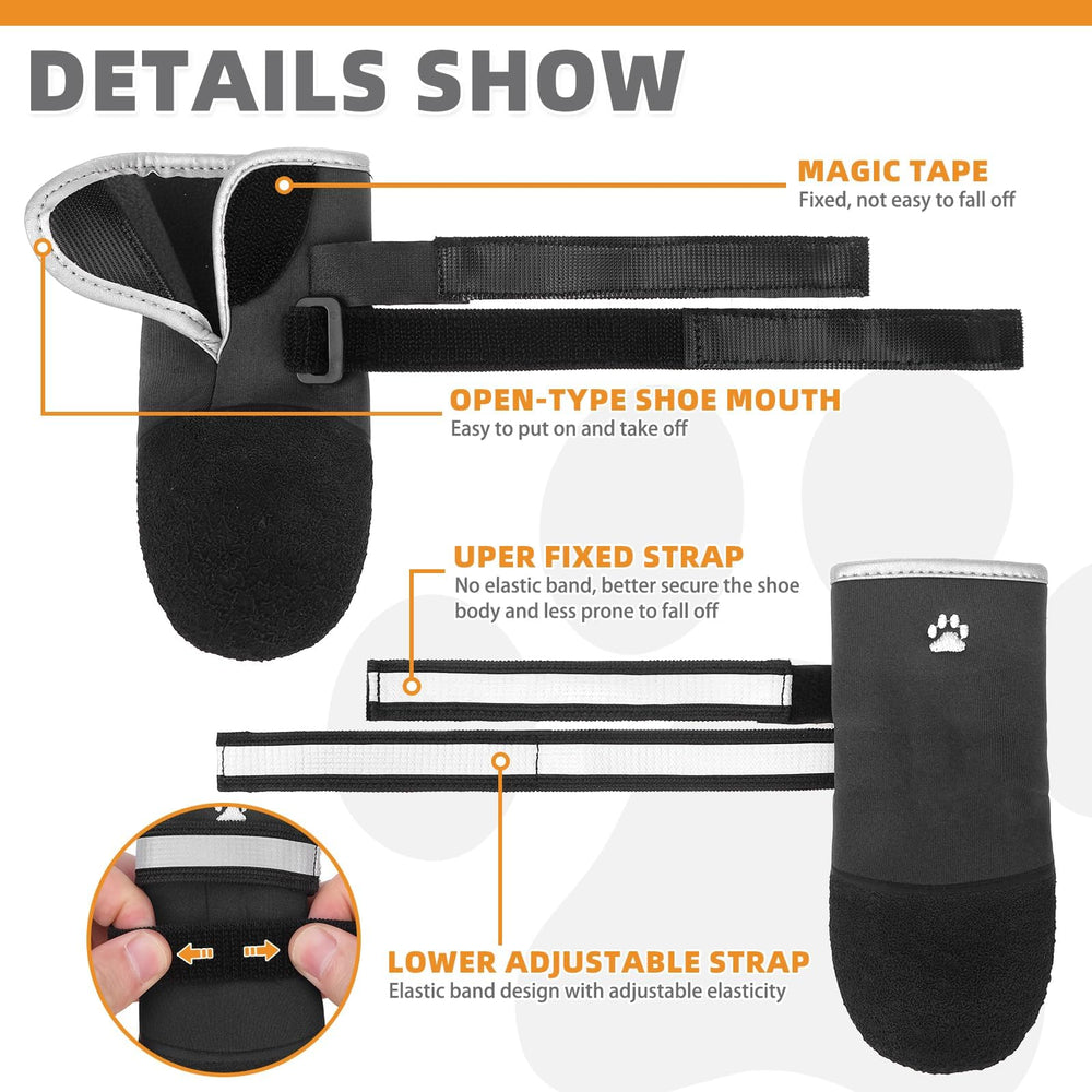 KOOLTAIL waterproof fabric shields paws from rain and mud.
