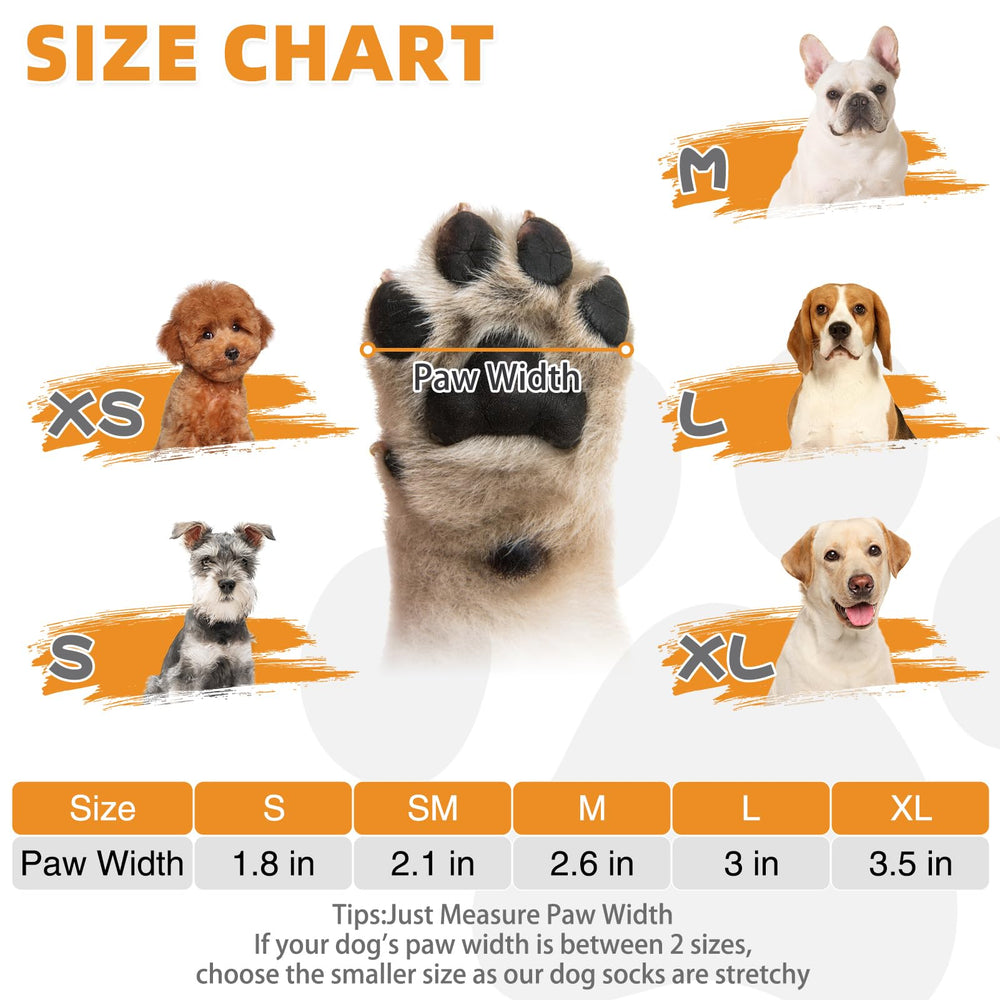 KOOLTAIL dog sock dual-side grip demonstrates traction from both sides.