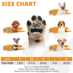 KOOLTAIL dog sock dual-side grip demonstrates traction from both sides.