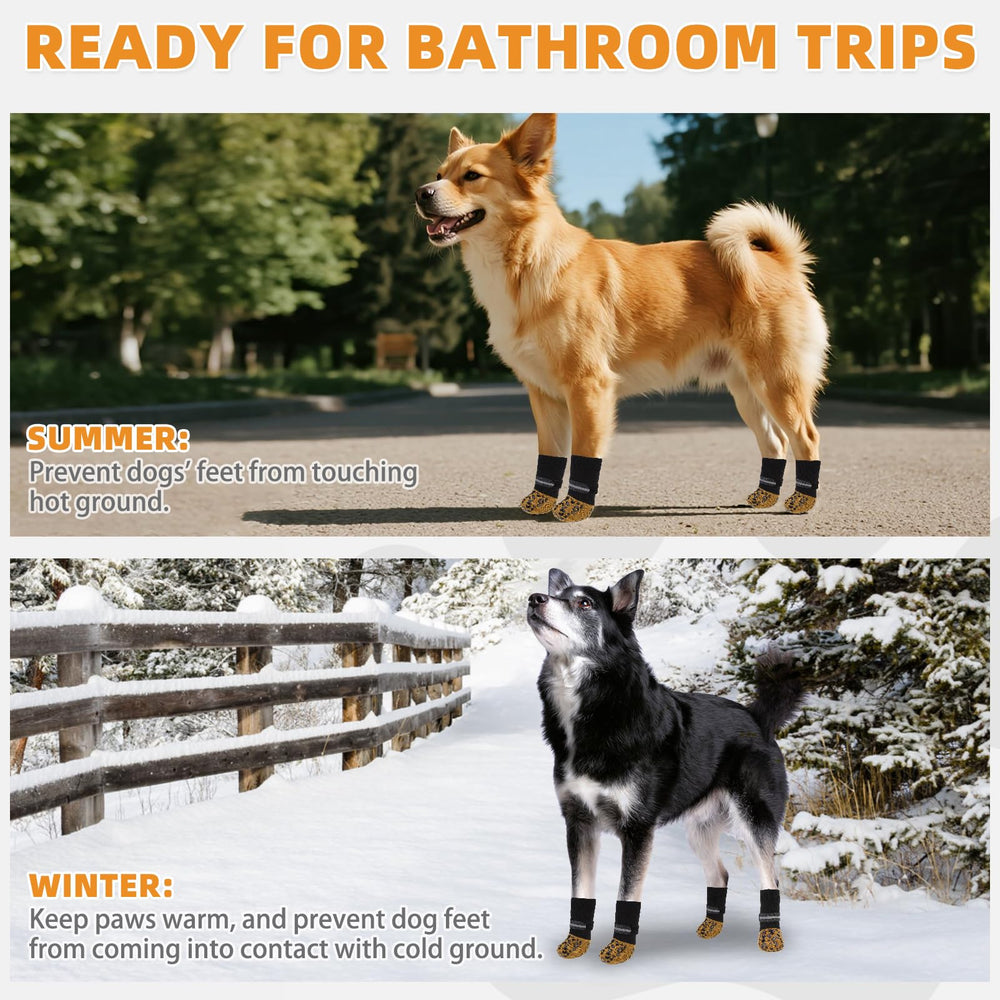 KOOLTAIL dog sock hardwood floor protection reduces scuffing on floors.