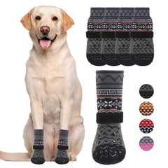 KOOLTAIL dog socks with double-sided anti-slip grip for steady steps on floors.