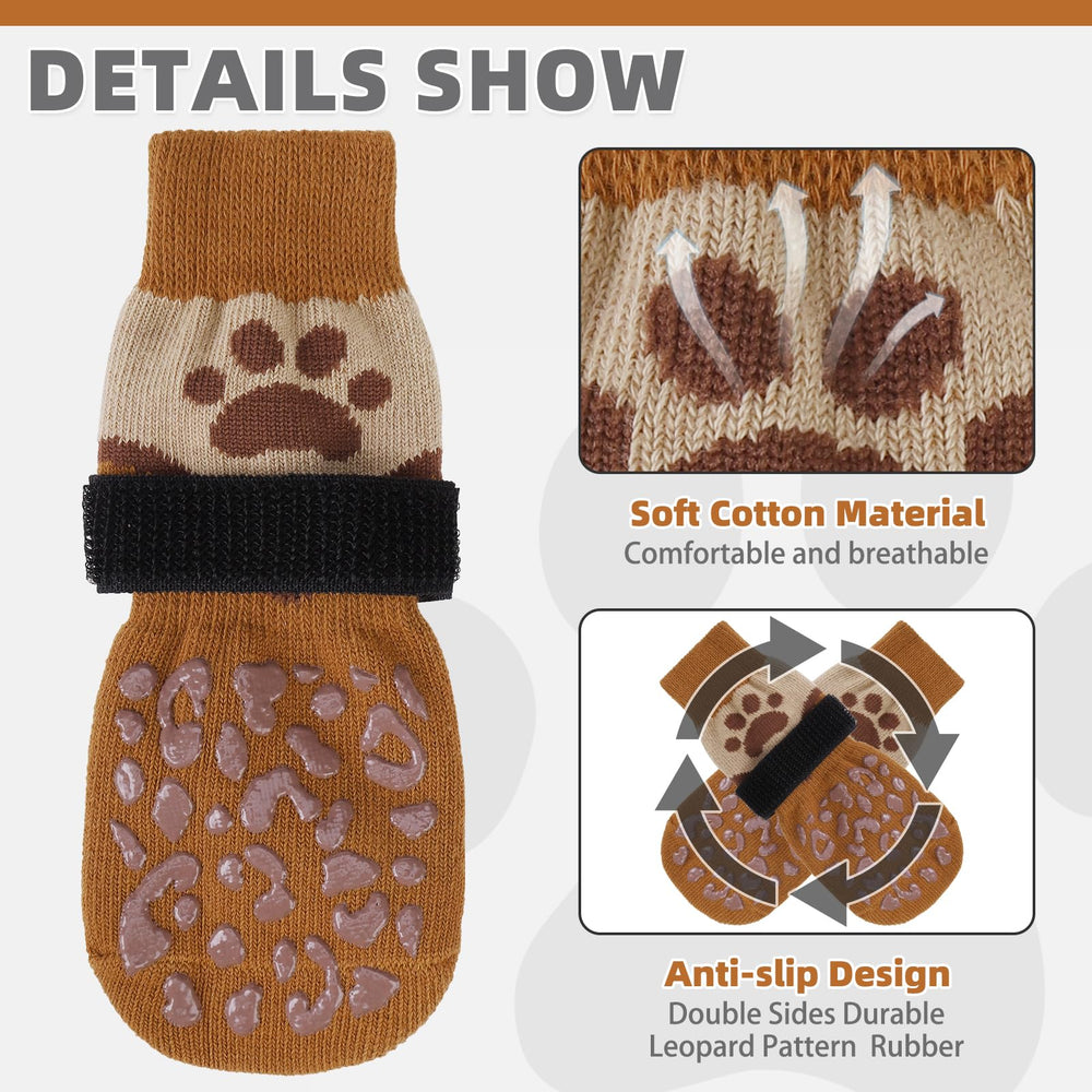 KOOLTAIL dog socks comfort fabric provides soft paw wrap for comfort.