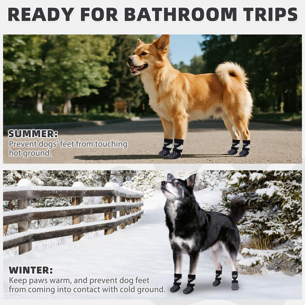 KOOLTAIL paw protectors guard against stones and rough terrain on walks