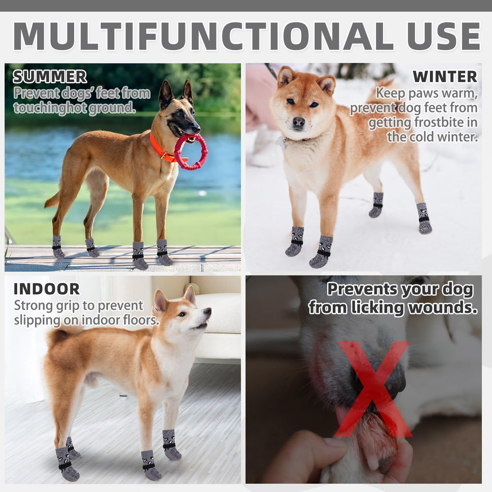 KOOLTAIL Dog Socks protect paws from hot pavement and cold floors.