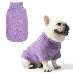 KOOLTAIL dog sweater with fuzzy warm fabric for chilly walks.