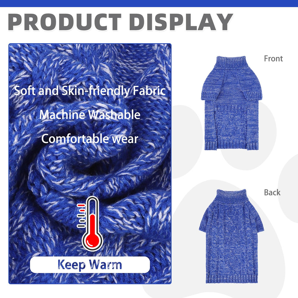 KOOLTAIL dog sweater leash hole design enables easy outdoor walks.