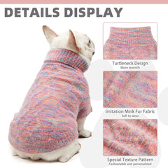 KOOLTAIL dog sweater measurement guide helps find the right fit.