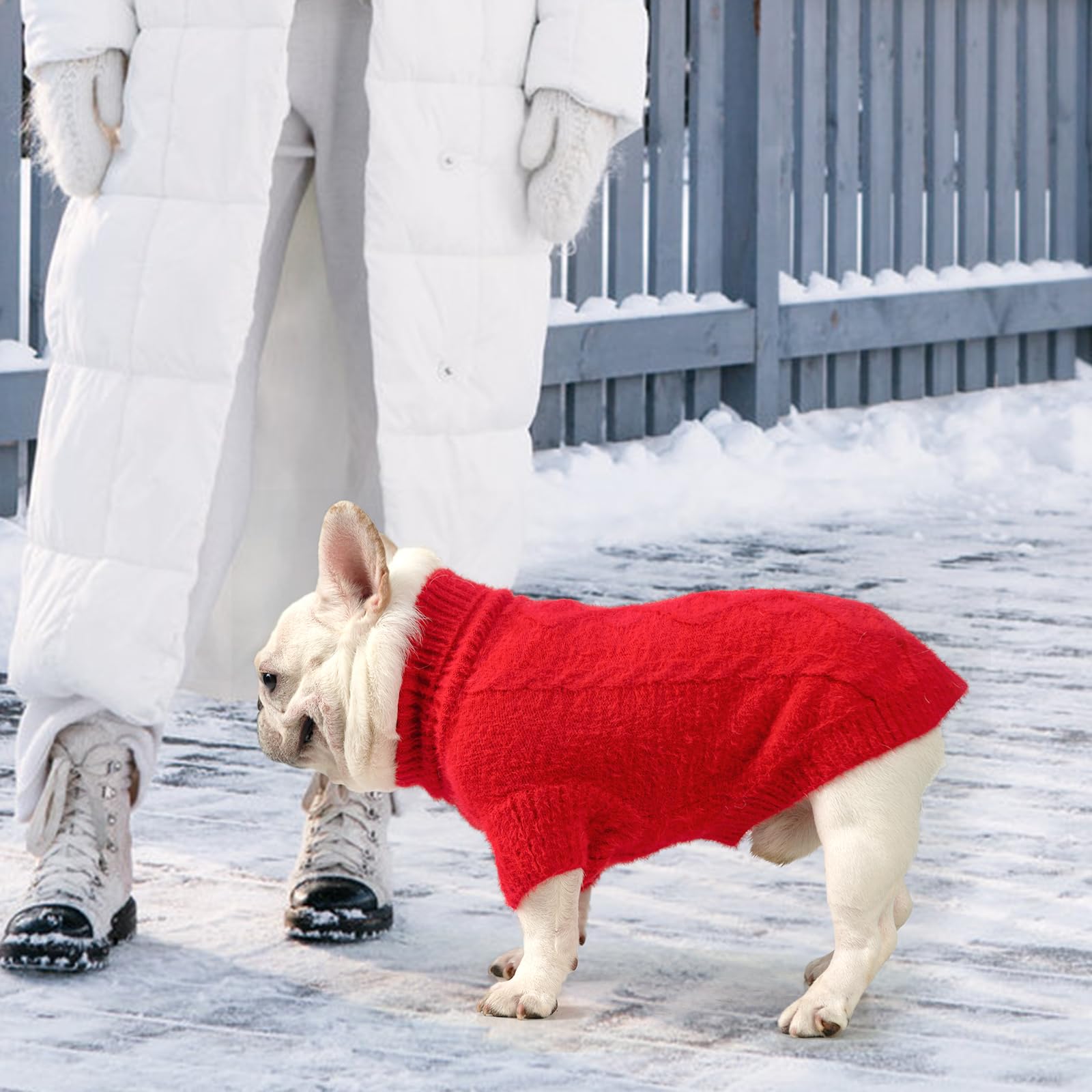 KOOLTAIL dog sweater packaging-flatlay conveys gift-ready presentation.