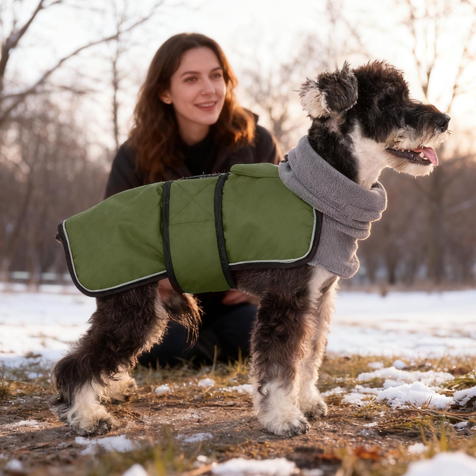 KOOLTAIL fleece lining delivers soft warmth while keeping pets comfortable on cold days.