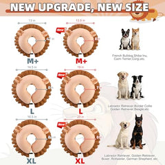 KOOLTAIL donut neck cone lion-xl comfort showcases wide anti-licking coverage for recovery.