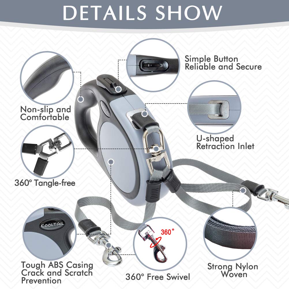 KOOLTAIL durable nylon strap designed for daily use and reliability