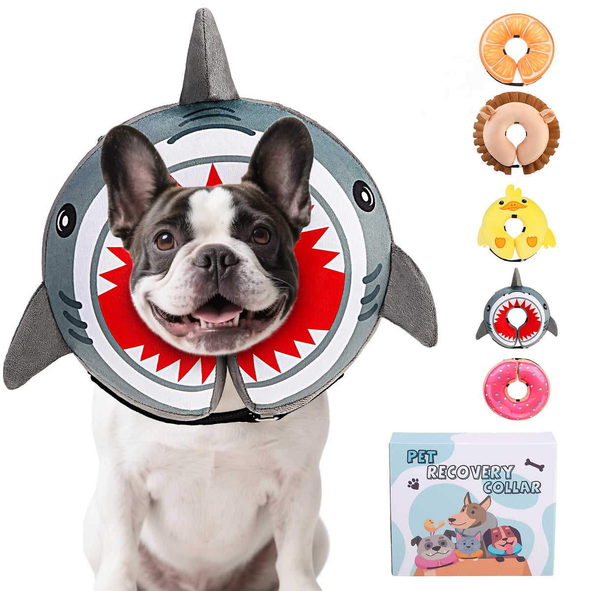 KOOLTAIL inflatable dog cone close-up valve for adjustable comfort during recovery.
