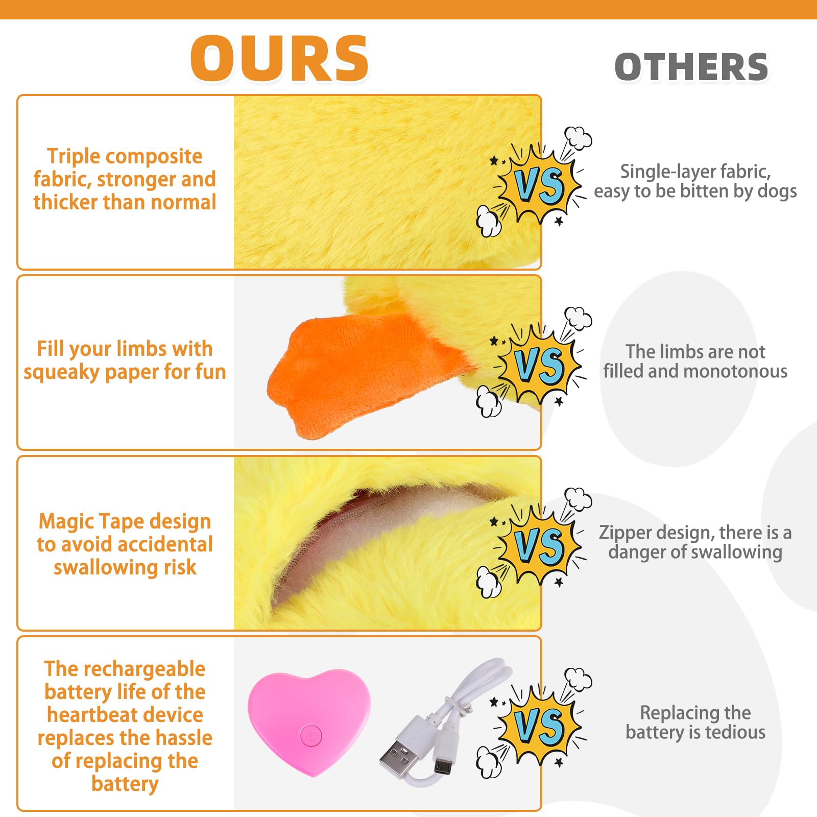 KOOLTAIL machine-washable plush fabric for easy cleaning after cuddles.