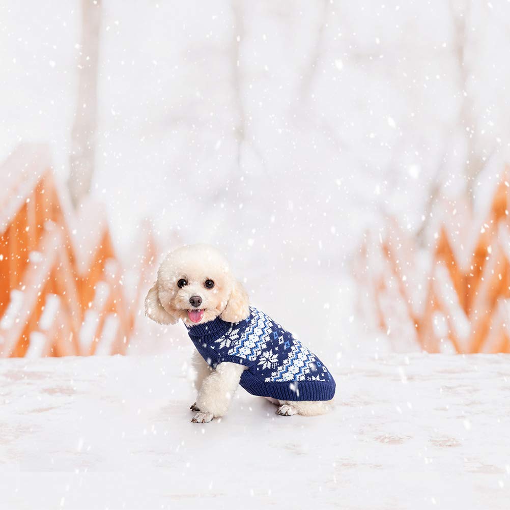 KOOLTAIL navy-blue knit fits a range of sizes from small to large