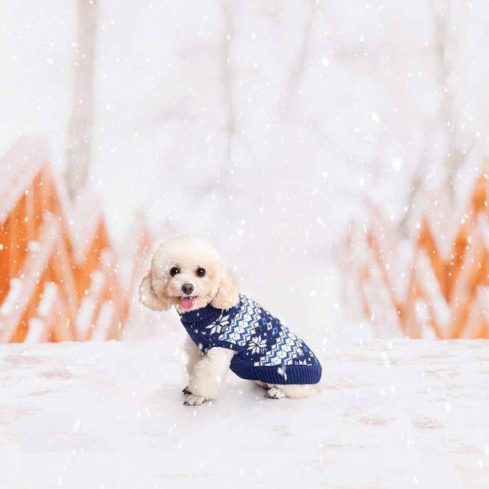 KOOLTAIL navy-blue knit fits a range of sizes from small to large