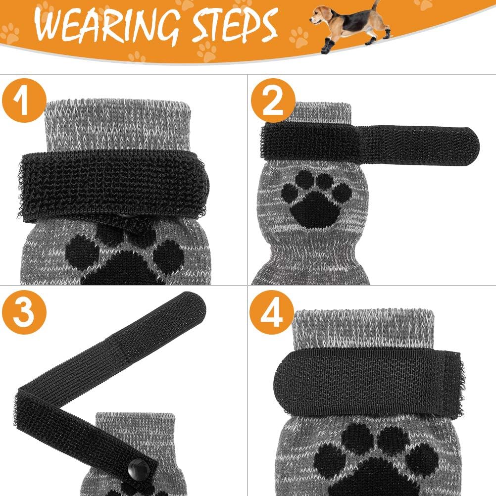 KOOLTAIL paw-print-design socks add cute style while protecting paws