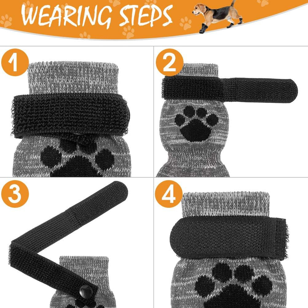 KOOLTAIL paw-print-design socks add cute style while protecting paws