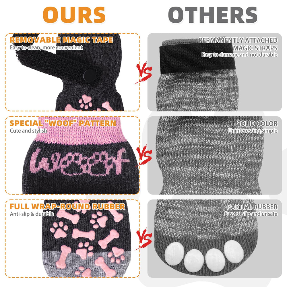 Kooltail paw protection knit provides warmth and surface protection for paws.