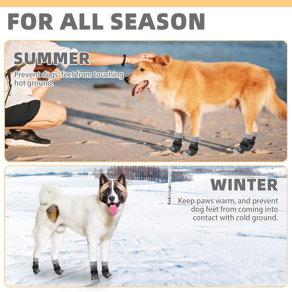 KOOLTAIL paw protectors guard paws on indoor floors and outdoors.
