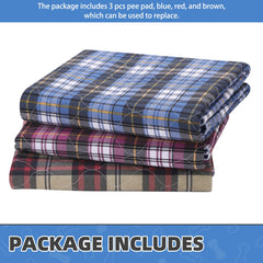 KOOLTAIL plaid blue purple brown design for multi-scene use