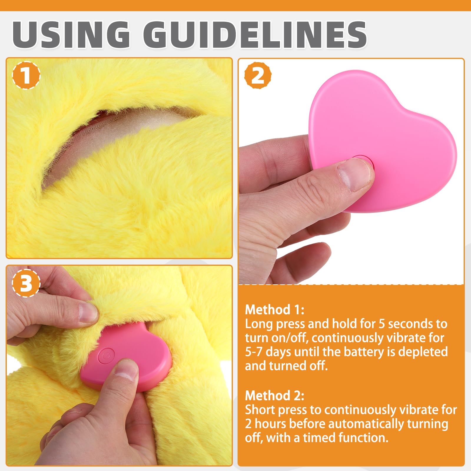 KOOLTAIL rechargeable heartbeat toy provides long-lasting soothing features.