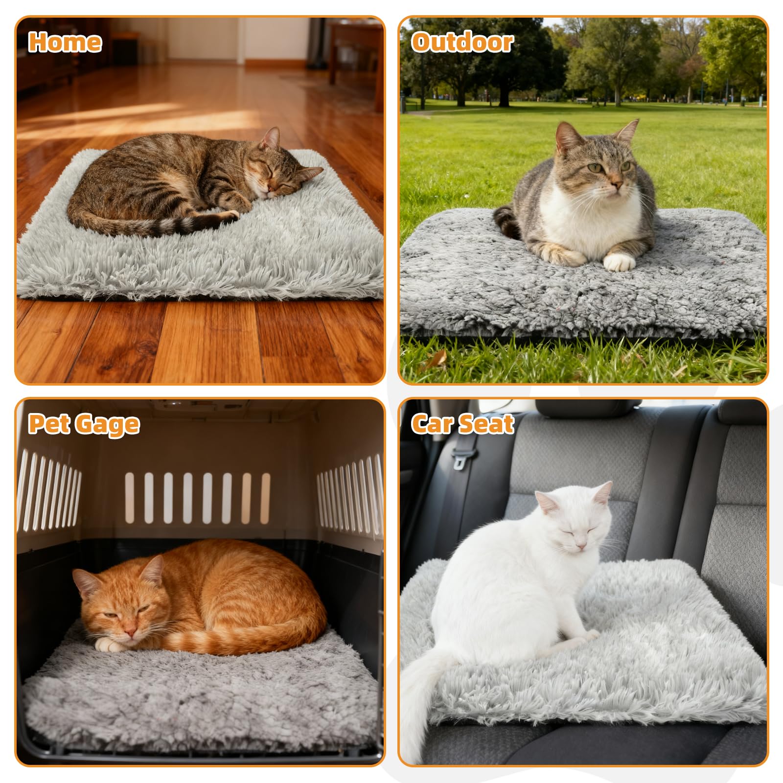 KOOLTAIL self-warming bed folded for compact storage and easy transport.