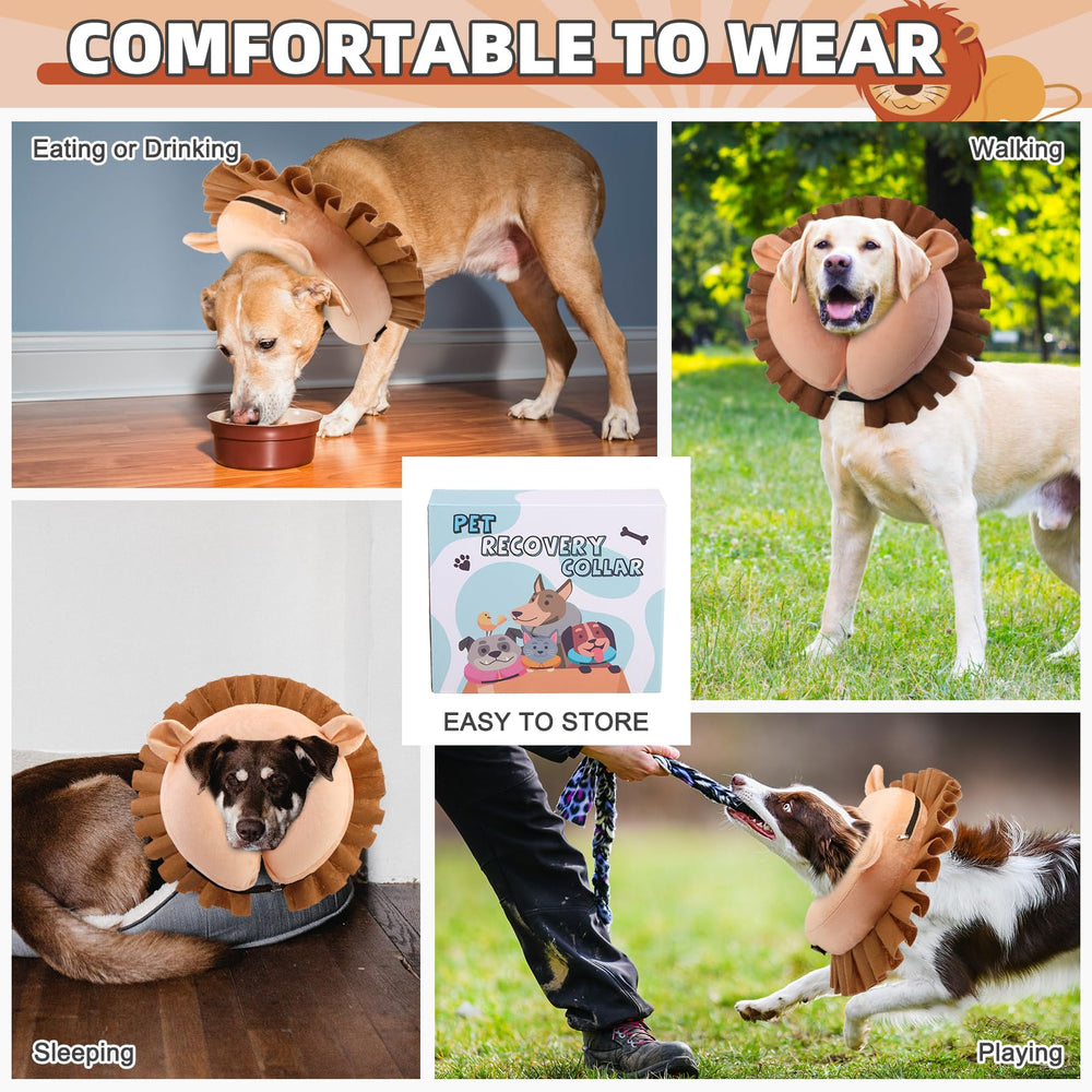 KOOLTAIL size M cone extended fit suitable for dogs and cats during recovery.