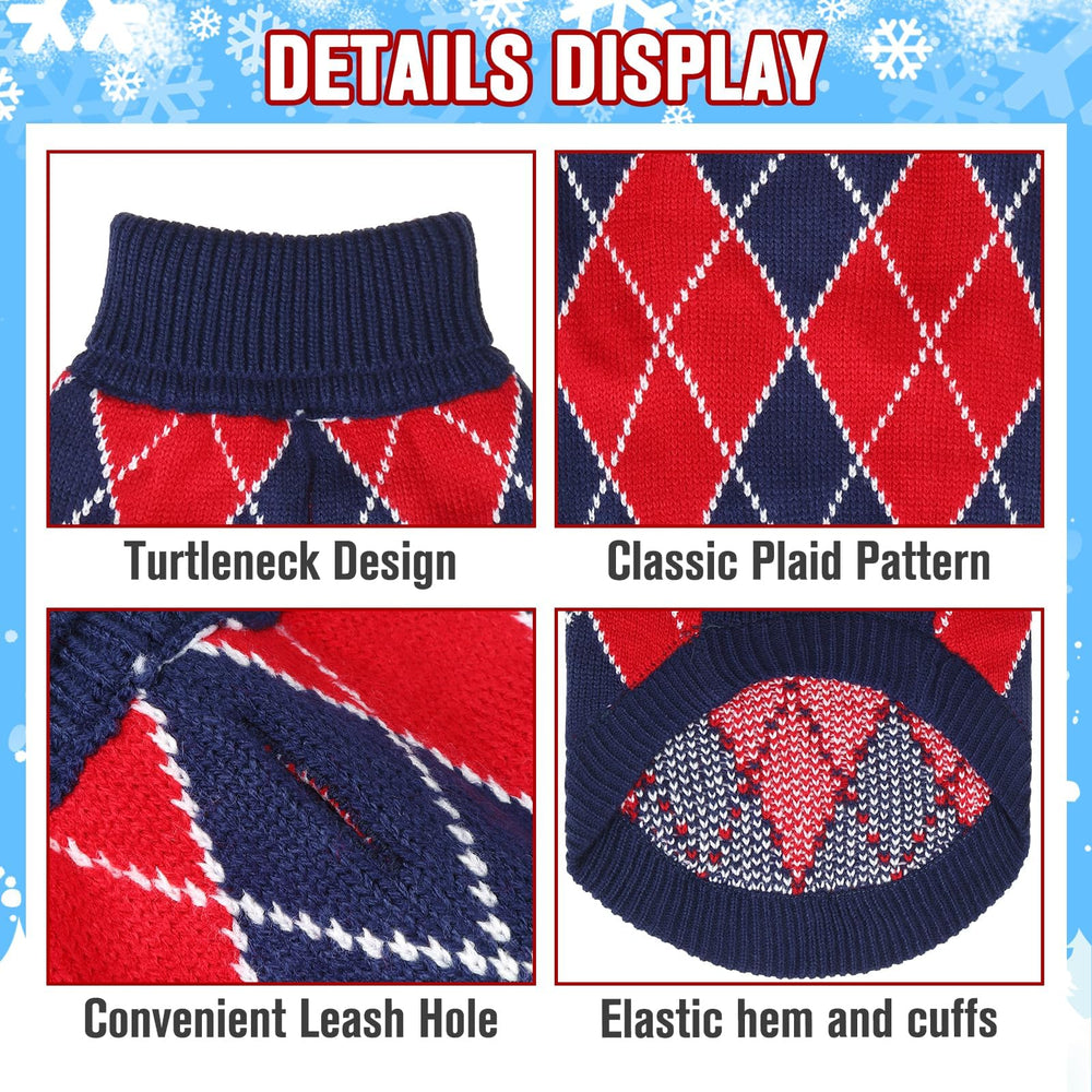 KOOLTAIL Small Dog Sweater elastic cuffs for easy on and off