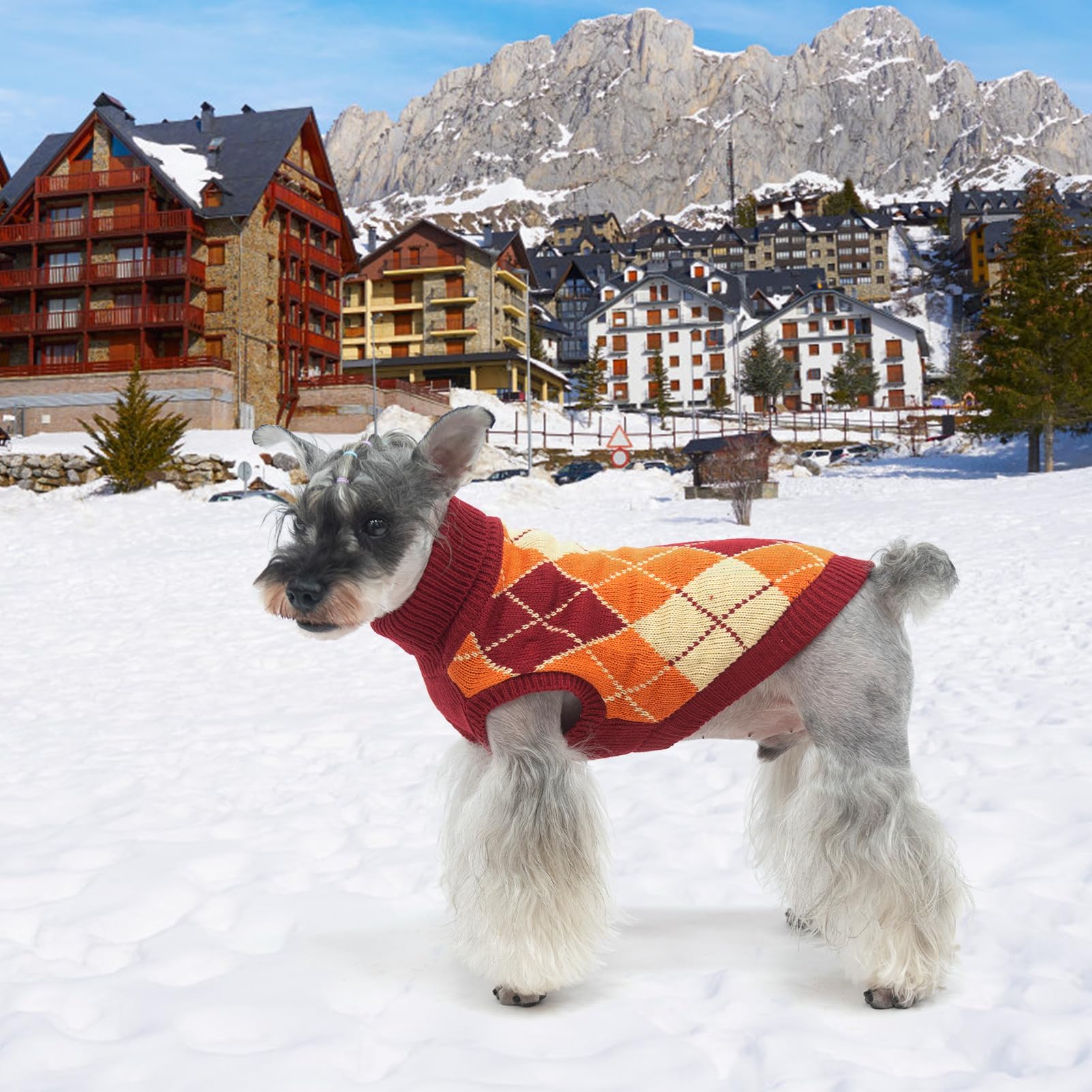 KOOLTAIL Small Dog Sweater machine-washable knit enables easy cleaning after playtime.