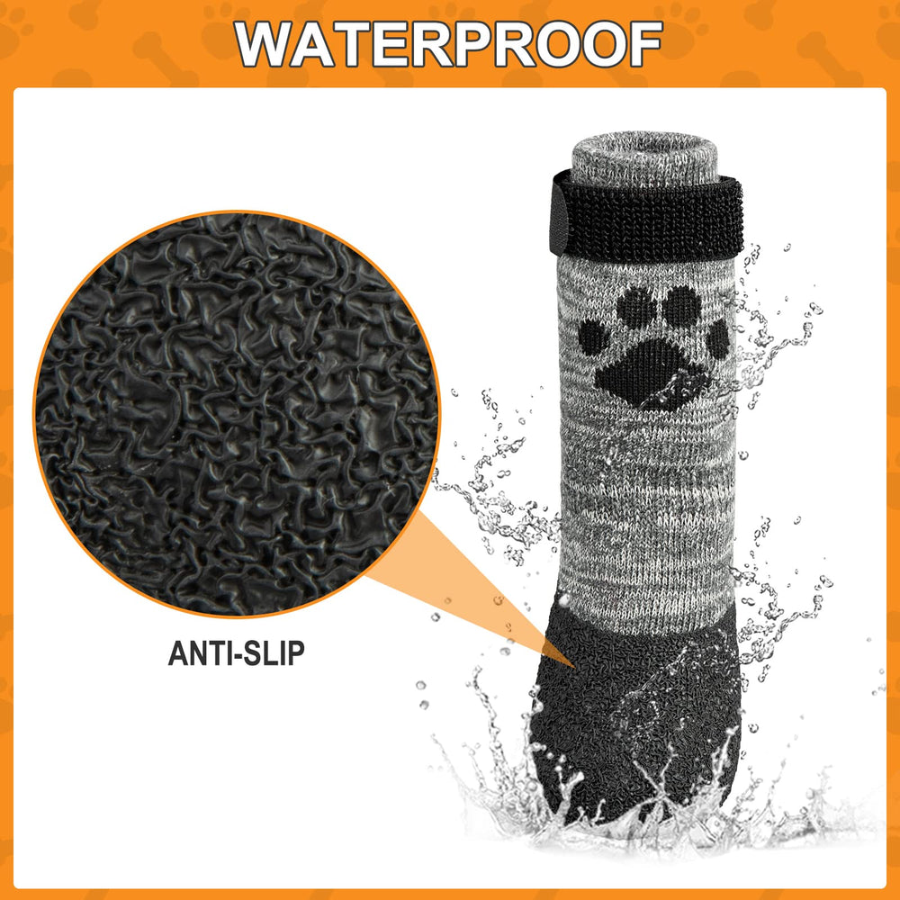 KOOLTAIL socks on wood floor show indoor-outdoor traction and grip