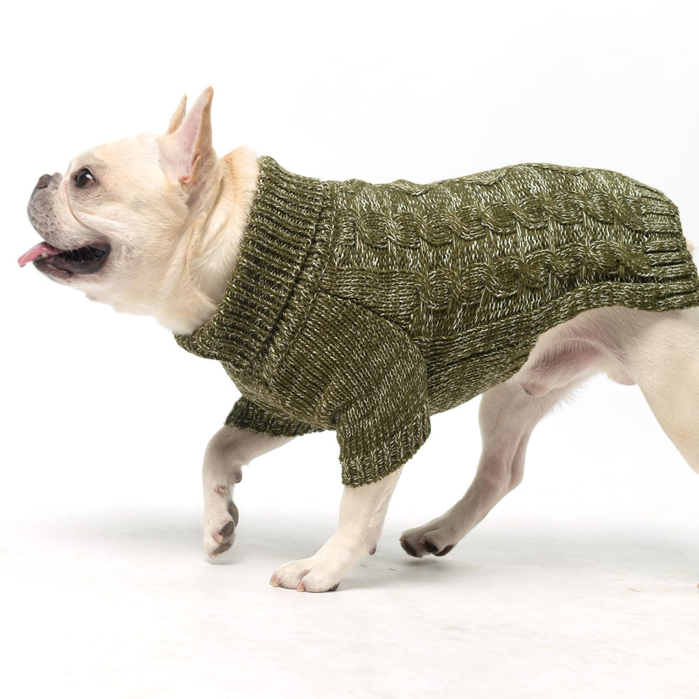 KOOLTAIL soft acrylic knit dog sweater is lightweight and breathable