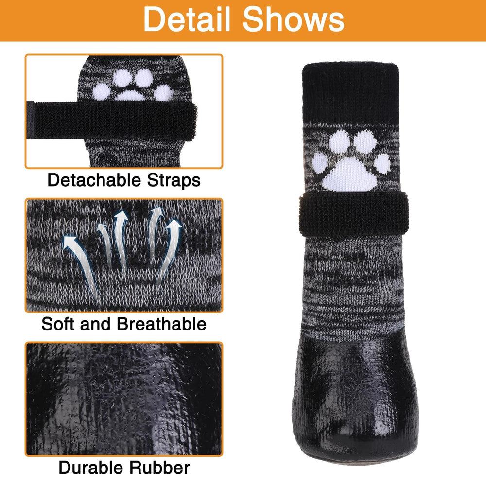 Kooltail soft cotton upper socks keep paws comfortable during walks.