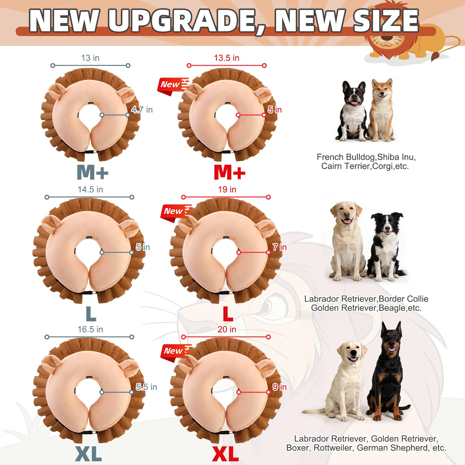 KOOLTAIL soft donut cone side view illustrating gentle protection for pets.