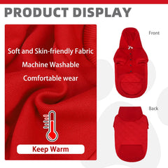 KOOLTAIL soft hoodie fabric dog clothes for cozy chilly days