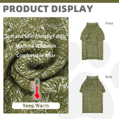 KOOLTAIL sudadera para perro – cuello tortuga, protege cuello y garganta del frío.