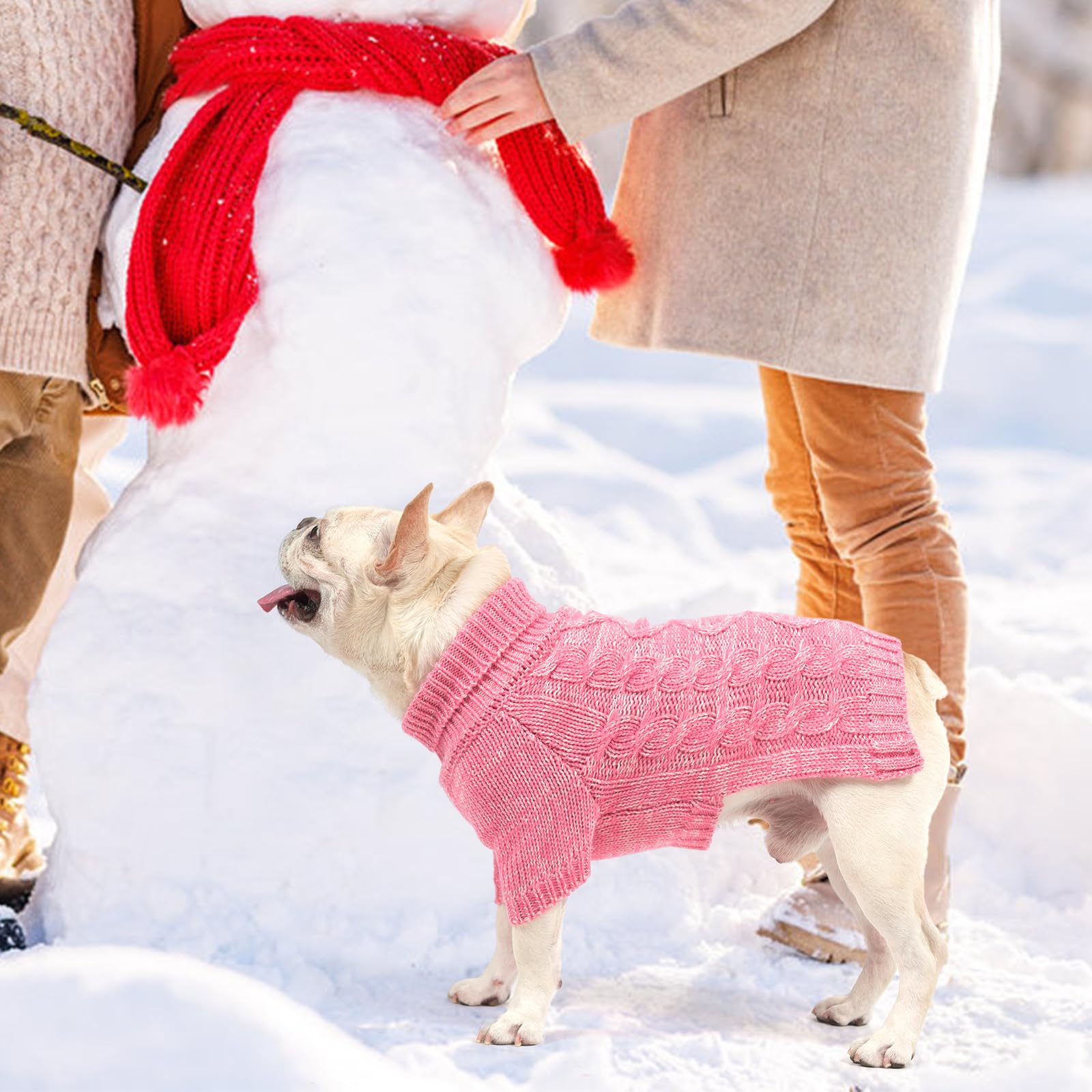 KOOLTAIL suéter Valentine rosa para fiestas y salidas, mantiene a tu perro elegante y abrigado.