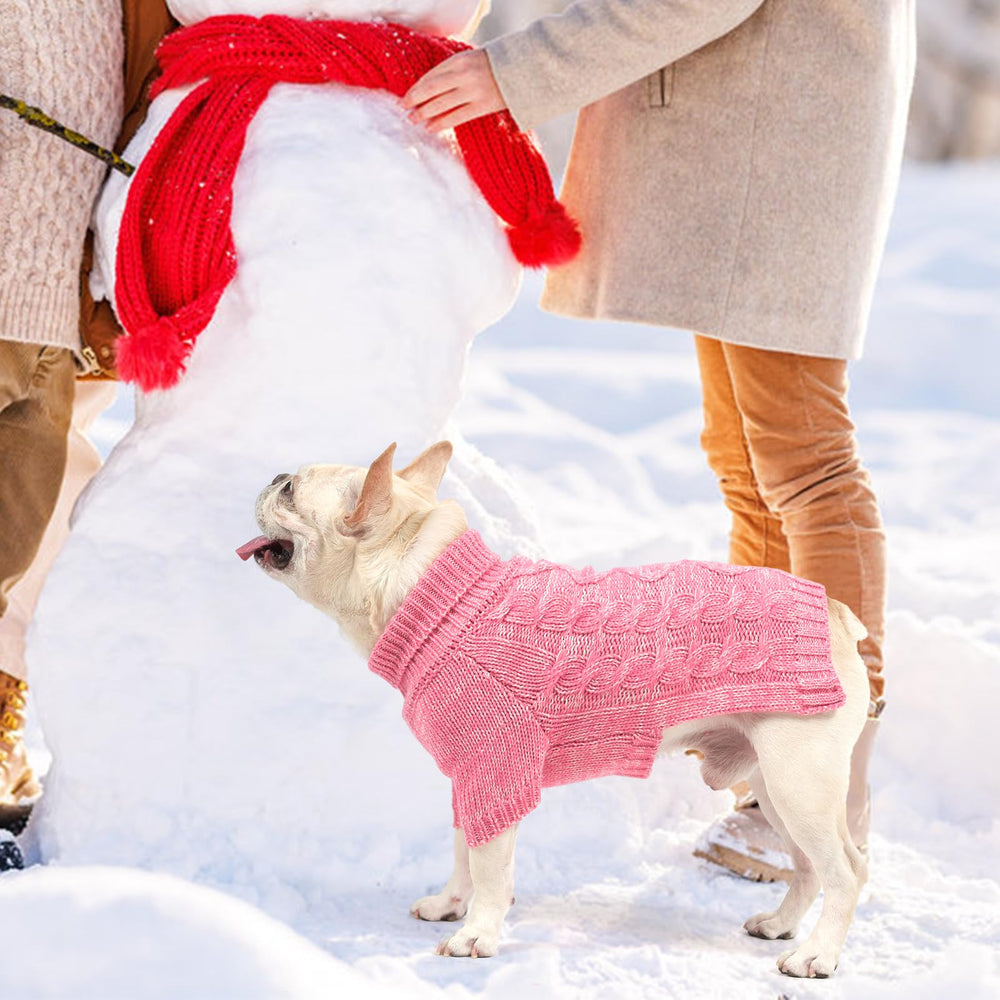 KOOLTAIL suéter Valentine rosa para fiestas y salidas, mantiene a tu perro elegante y abrigado.