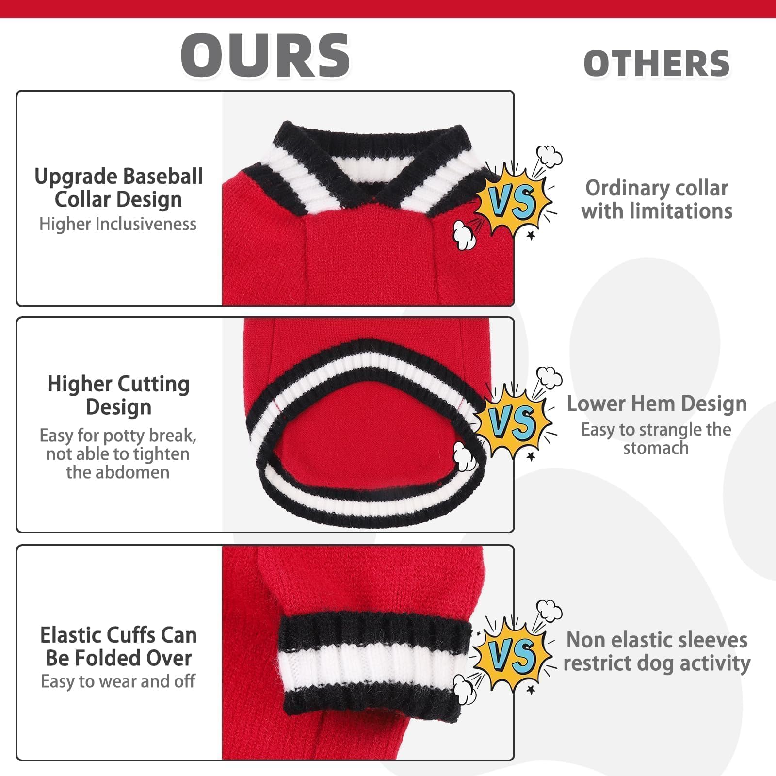 KOOLTAIL sweater easy-pull-on design promotes quick dressing for daily wear.