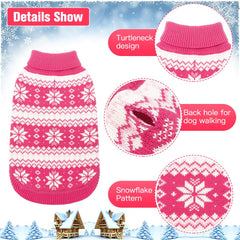 KOOLTAIL warm acrylic fiber dog sweater keeps pets cozy indoors and outdoors.
