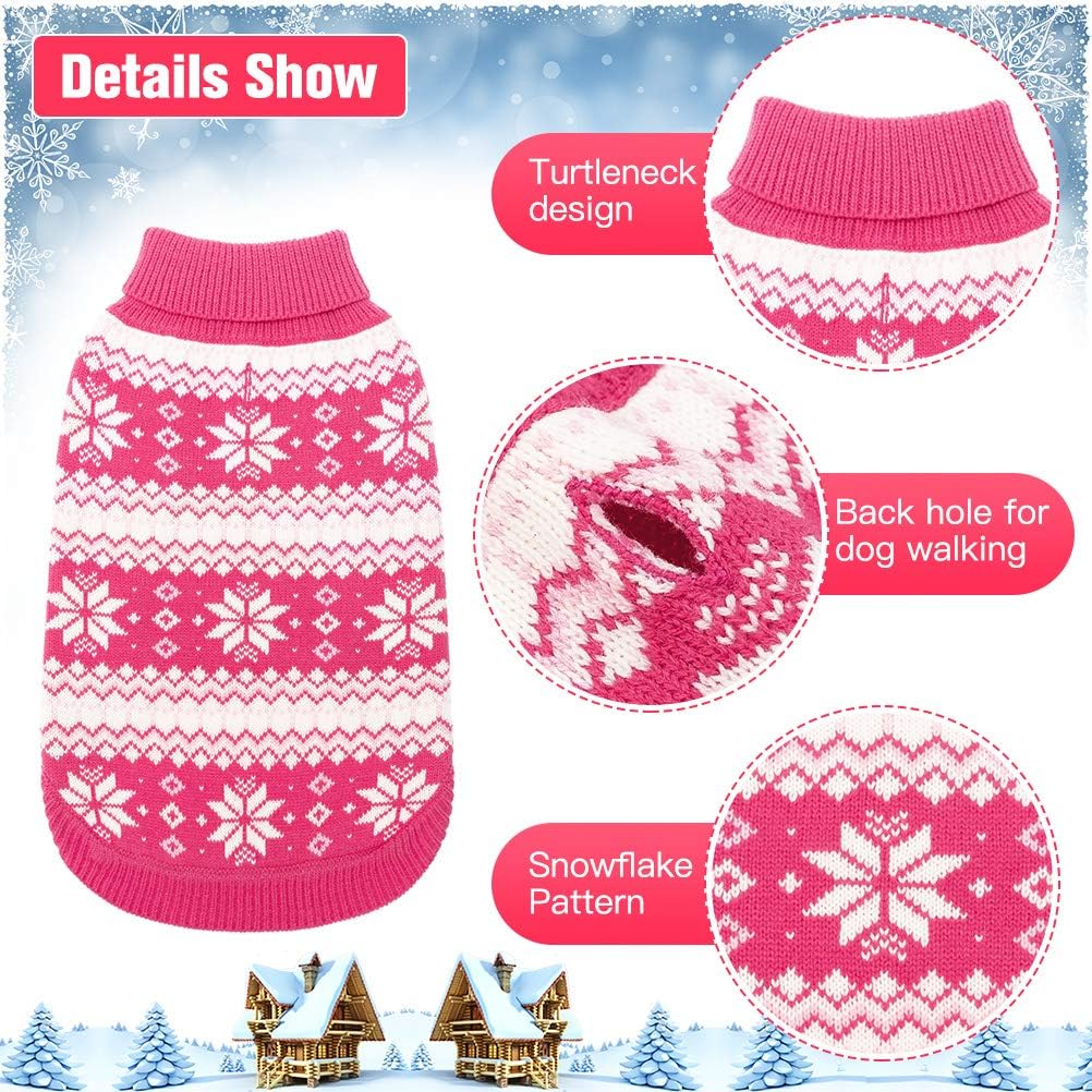 KOOLTAIL warm dog sweater for indoor and outdoor winter wear.
