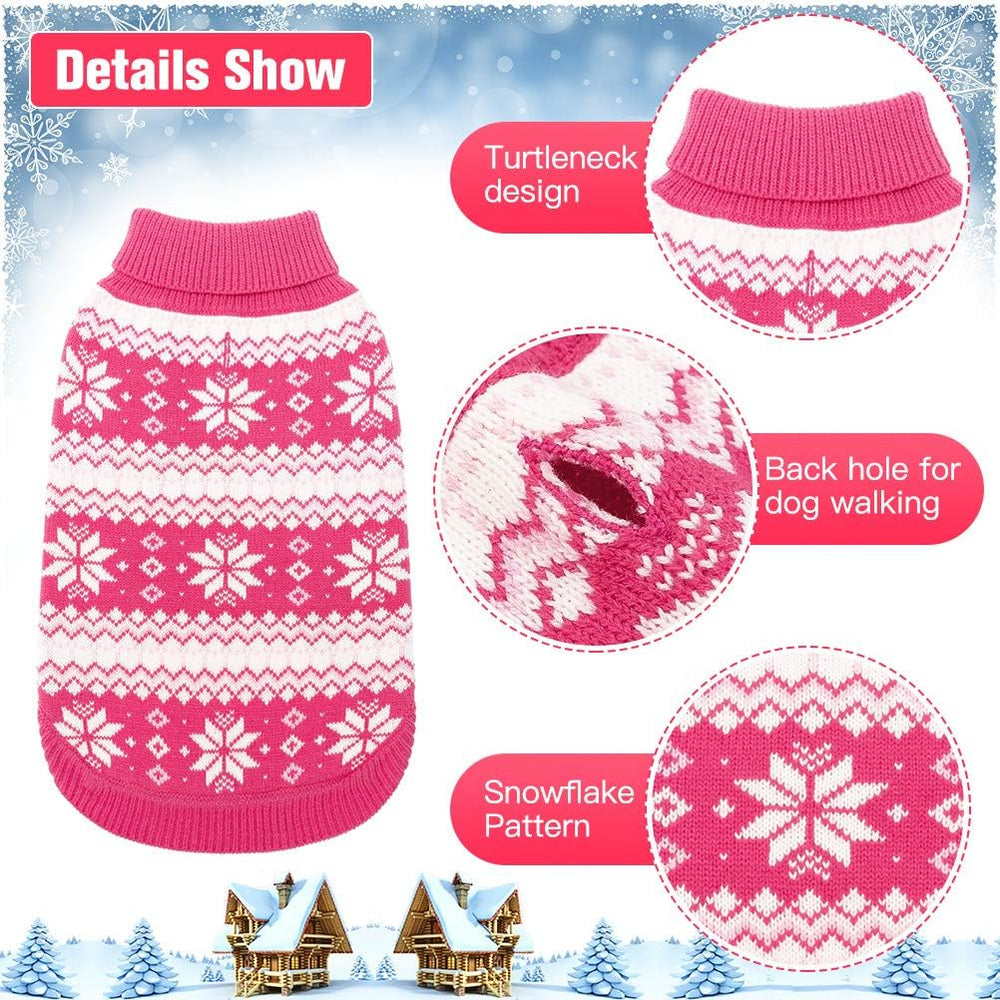 KOOLTAIL warm dog sweater for indoor and outdoor winter wear.