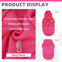 KOOLTAIL coat with leash hole enables secure outdoor walks