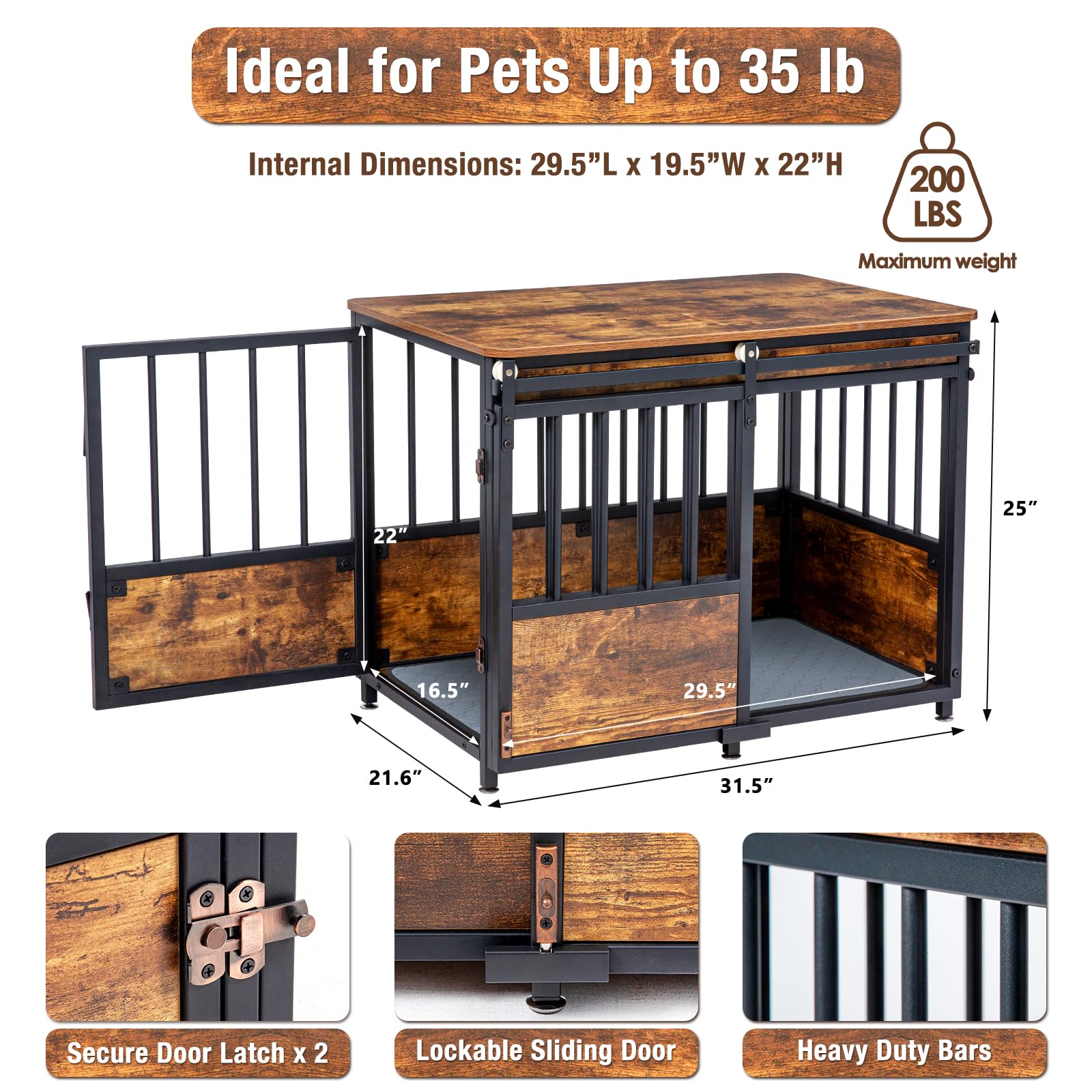 KOOPRO decorative pet house end table blends style with practical side-table use.