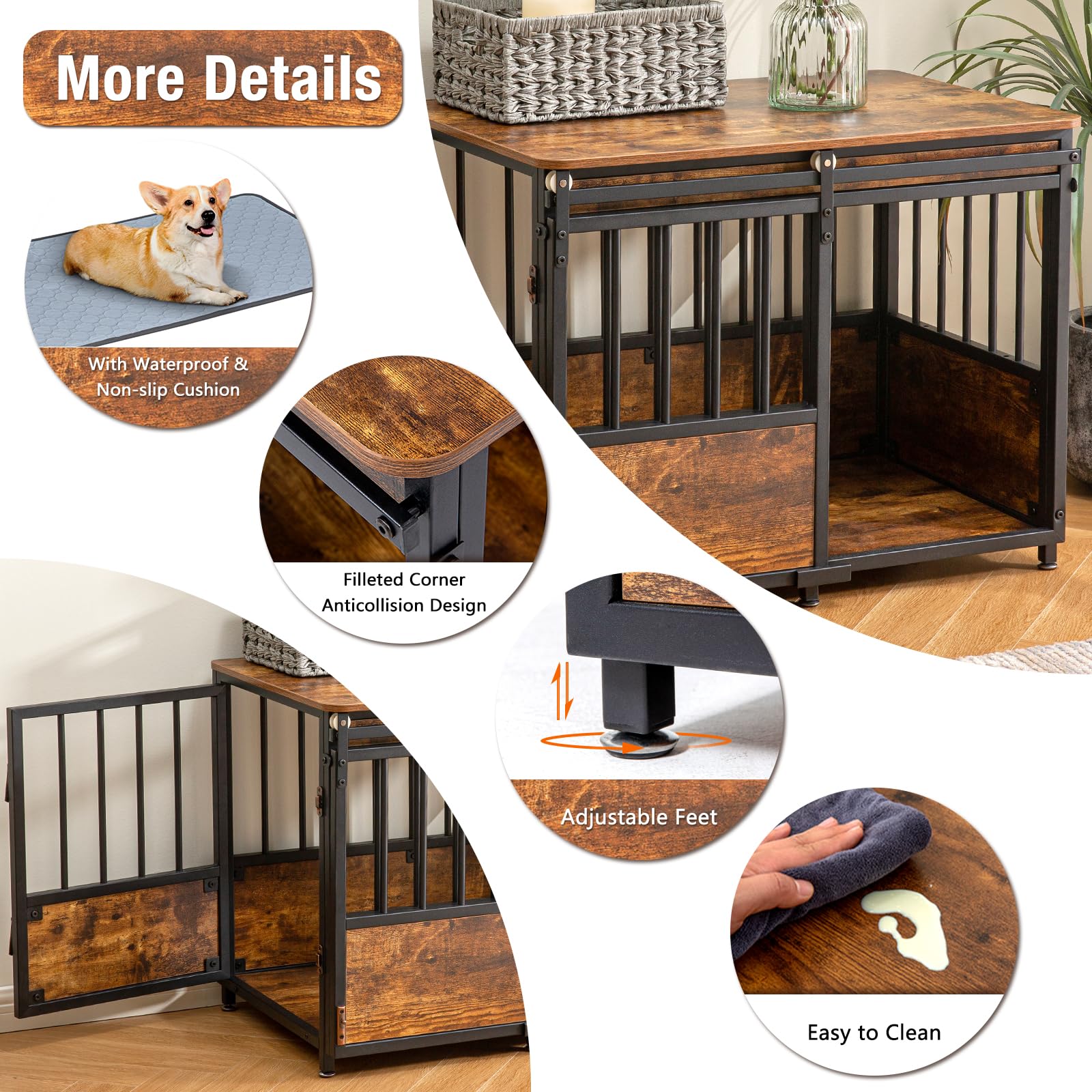 KOOPRO easy-assembly dog house enables quick setup and hassle-free care.
