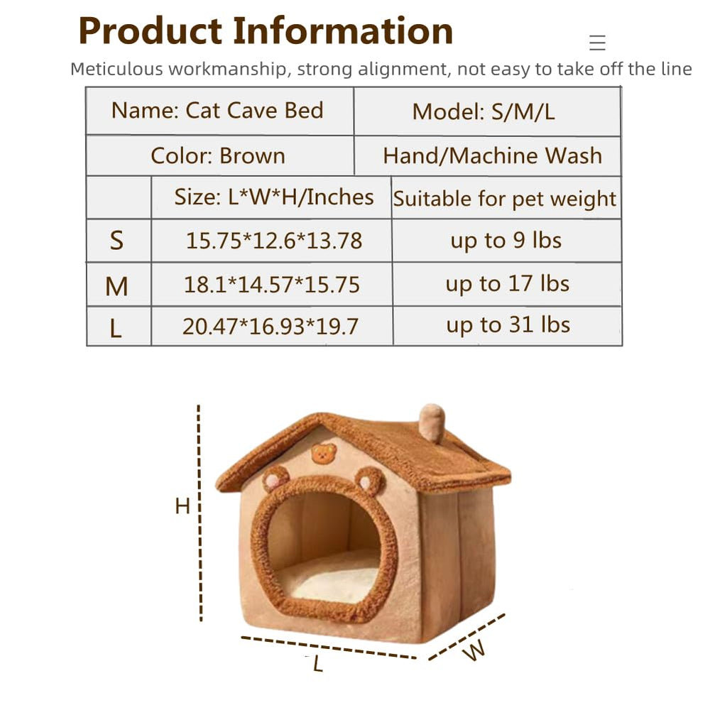 KooTeedd bear house bed blends stylish decor with a comfy pet retreat.