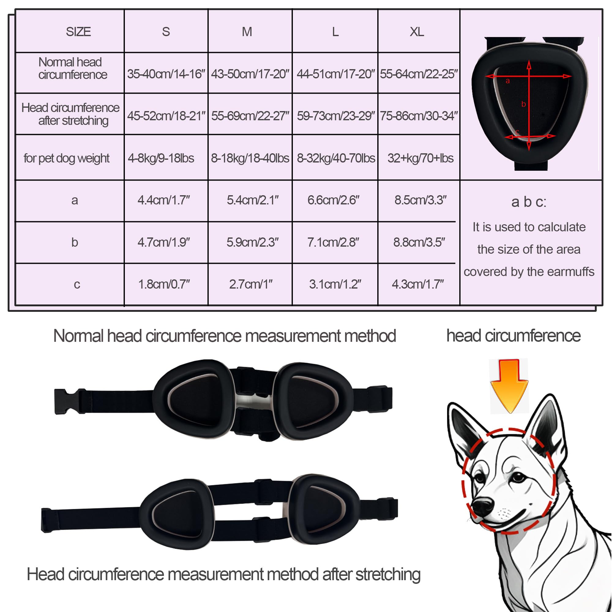 KOPBTBOY professional design earmuffs block sharp sounds while preserving canine awareness.