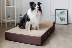 KOPEKS Jumbo Orthopedic Dog Bed 34-inch width for roomy lounging space.