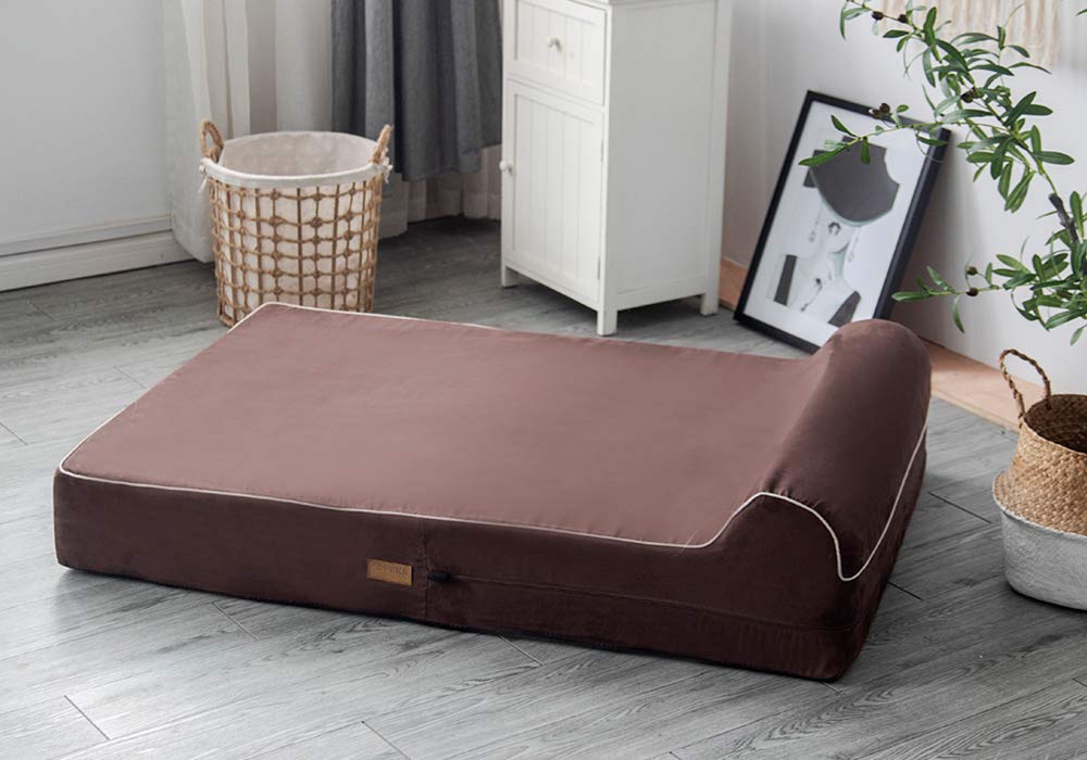 KOPEKS foam-layer close-up reveals high-density memory foam durability.